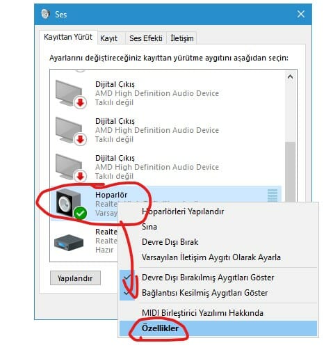 Yüksek İşlemci ve Ram Kullanan audiodg.exe Sorunu Windows 10 Kesin Çözüm