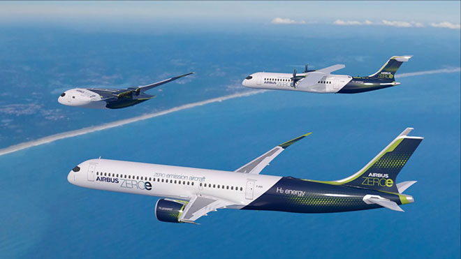 Airbus’tan hidrojen destekli geleceğin uçak modelleri